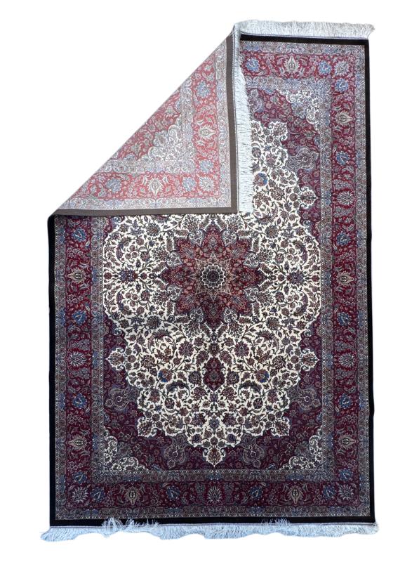 Multicolor Medallion Pattern Machine-Made Rug – 225×150 cm