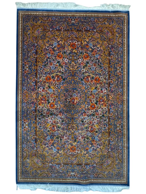 Multicolor Medallion Pattern Machine-Made Rug – 225×150 cm