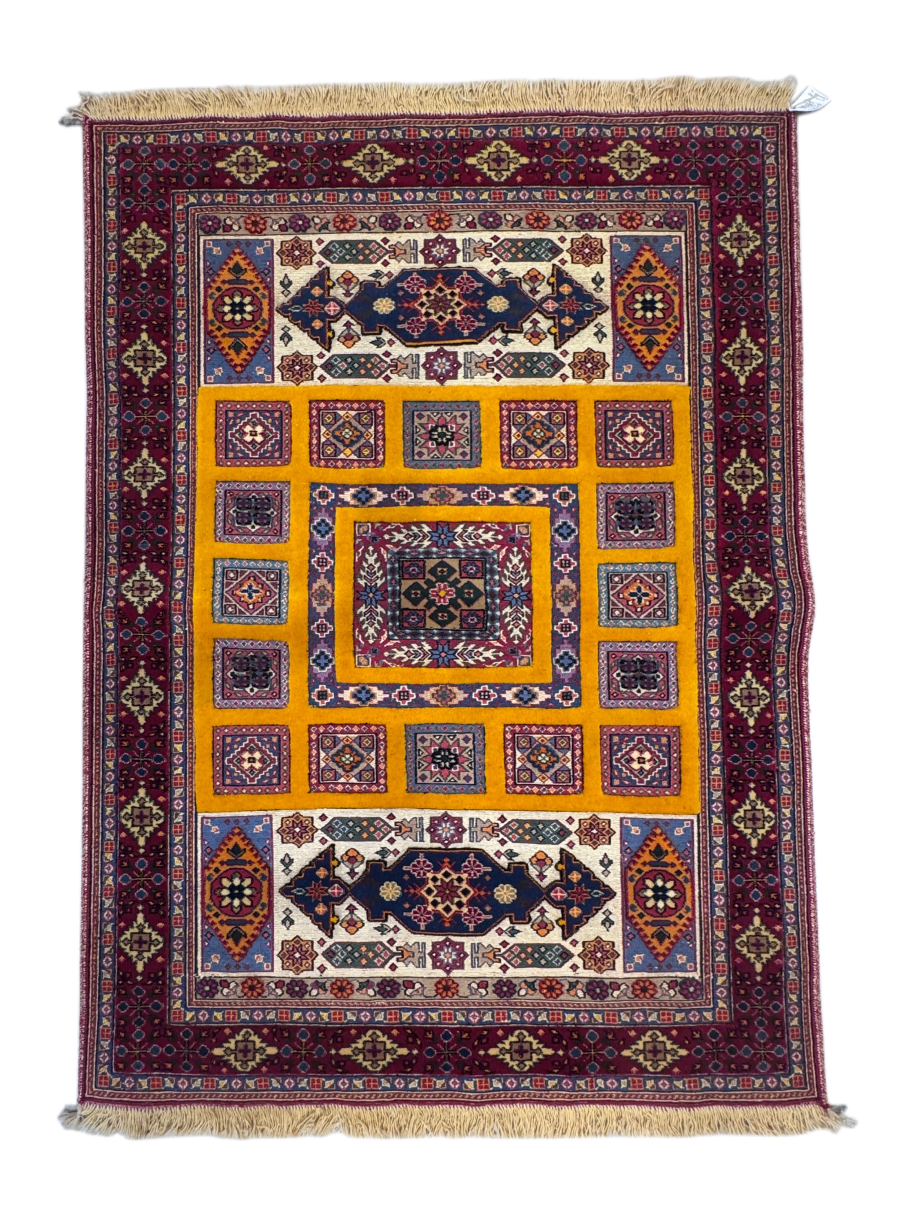 Iran’s Handwoven Horasan Combined Kilim and Carpet Size: (128 x 171) cm