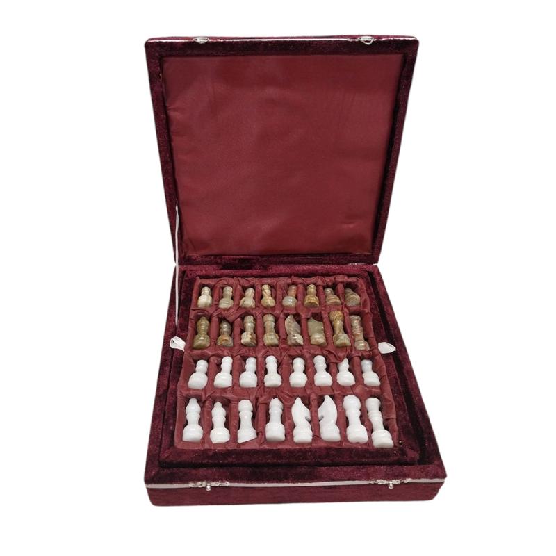 Handcrafted marbele chess Set (20 x 20) cm