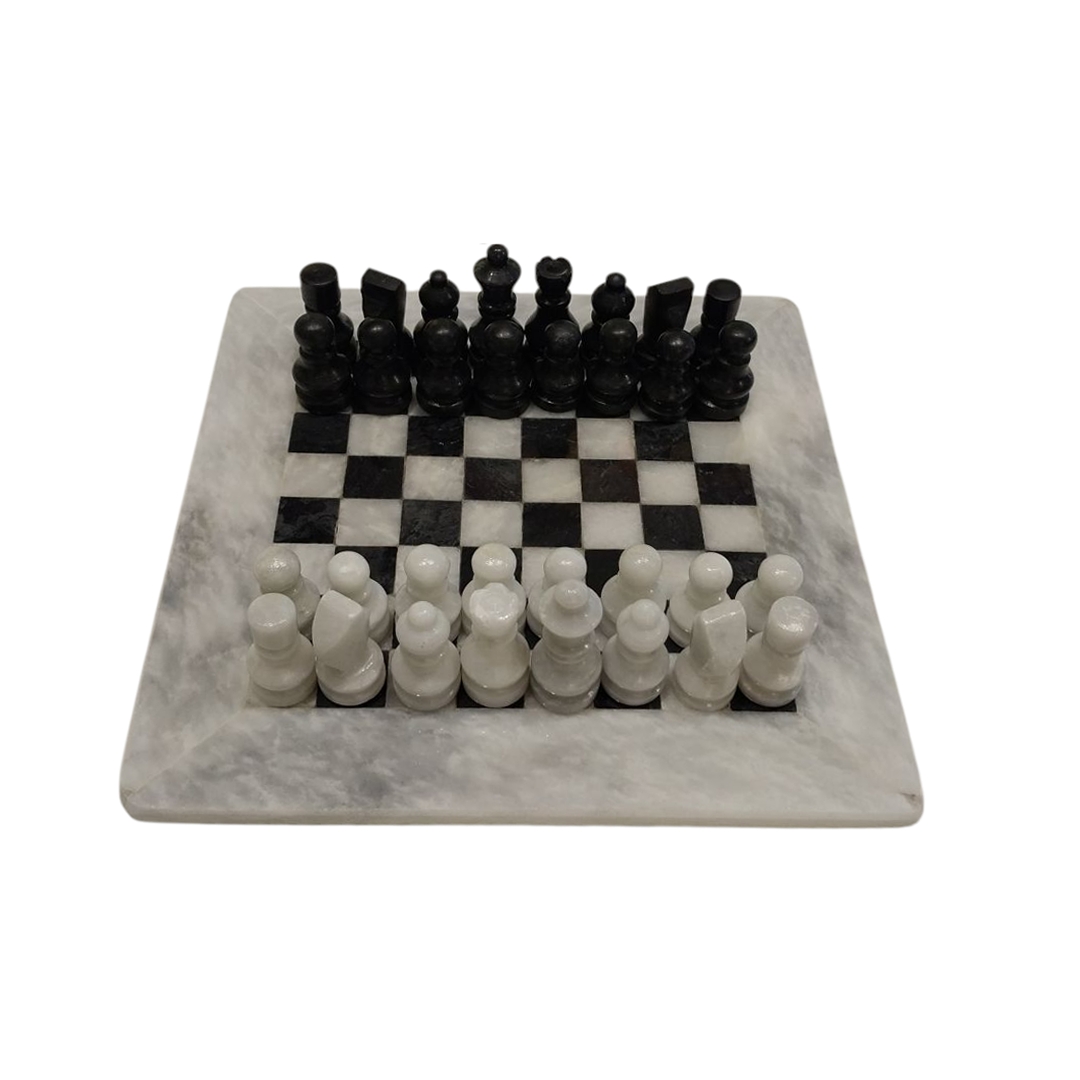 Handcrafted Marble Chess  Set (20 x 20) cm