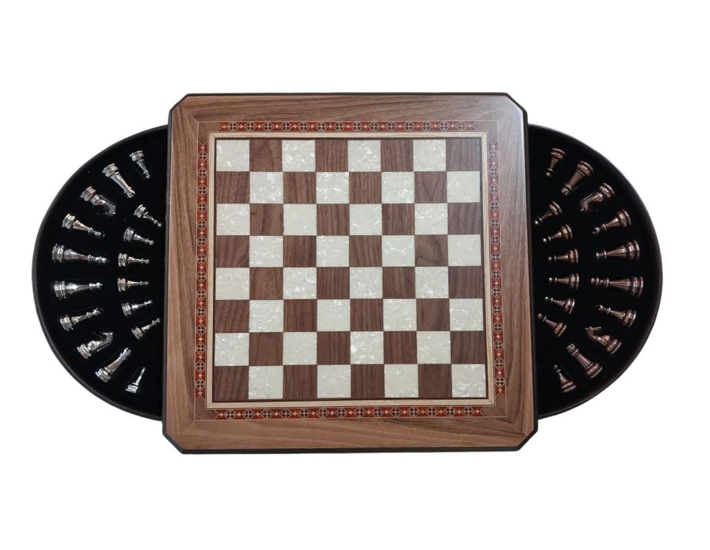 Lux Sadaf Chess Set (40 x 40) cm