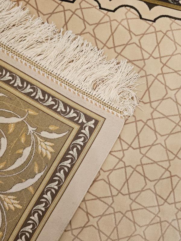 Persian Machine-Made Silk Prayer Rug - 80x120 cm
