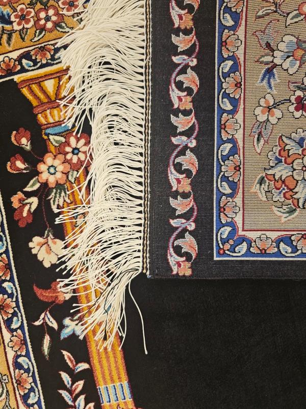 Persian Machine-Made Silk Prayer Rug - 80x120 cm