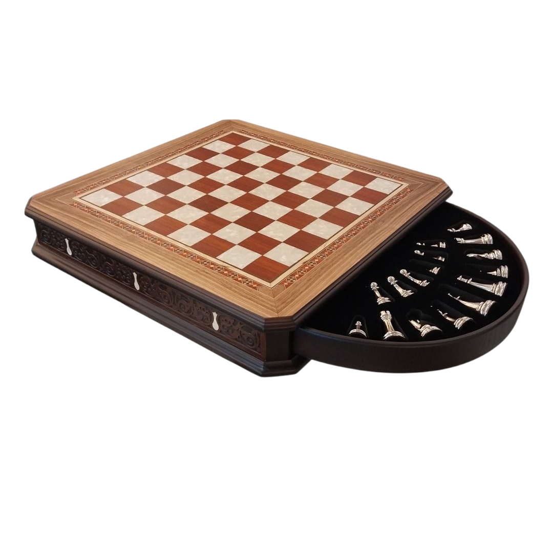  Lux Sadaf Chess Set (40 x 40) cm
