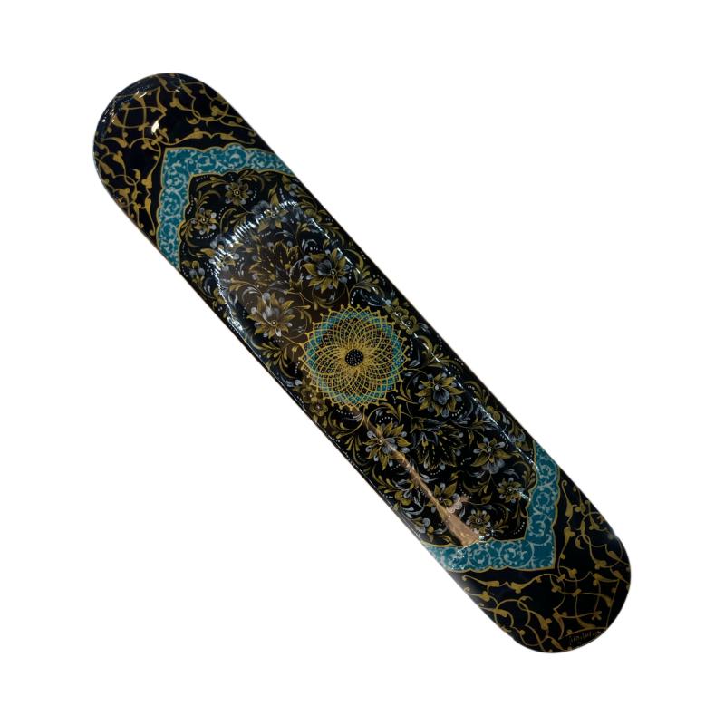 Khatam Fully Embroidered Pencil Case with Drawer 6X30 cm