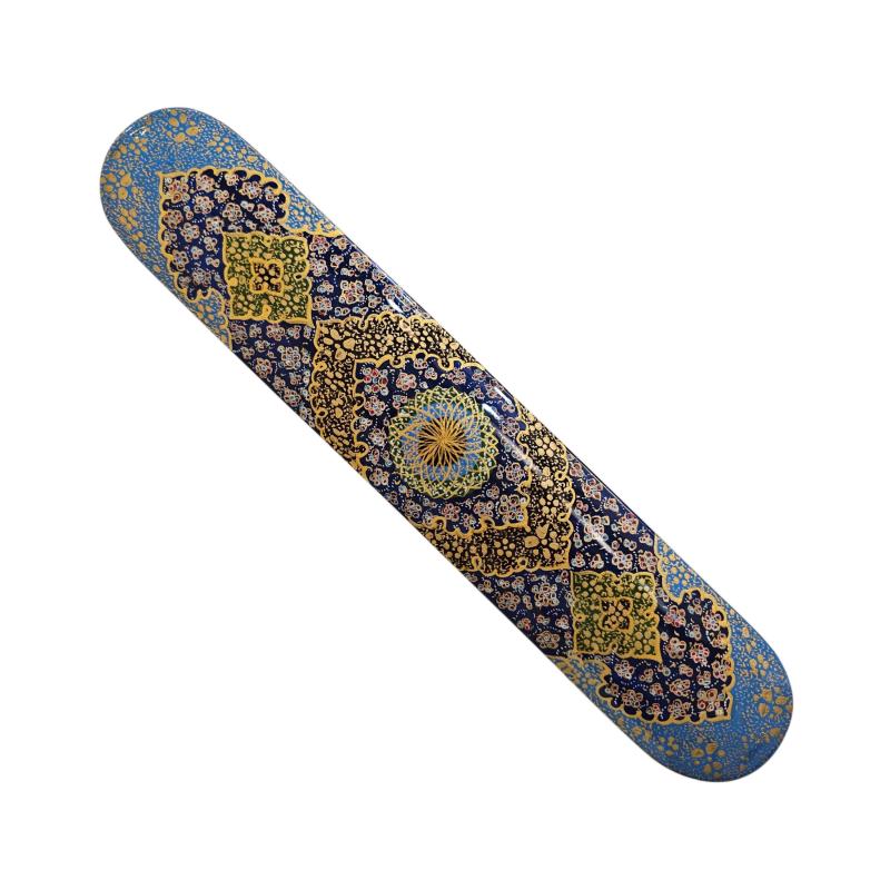Khatam Fully Embroidered Pencil Case with Drawer 6X30 cm