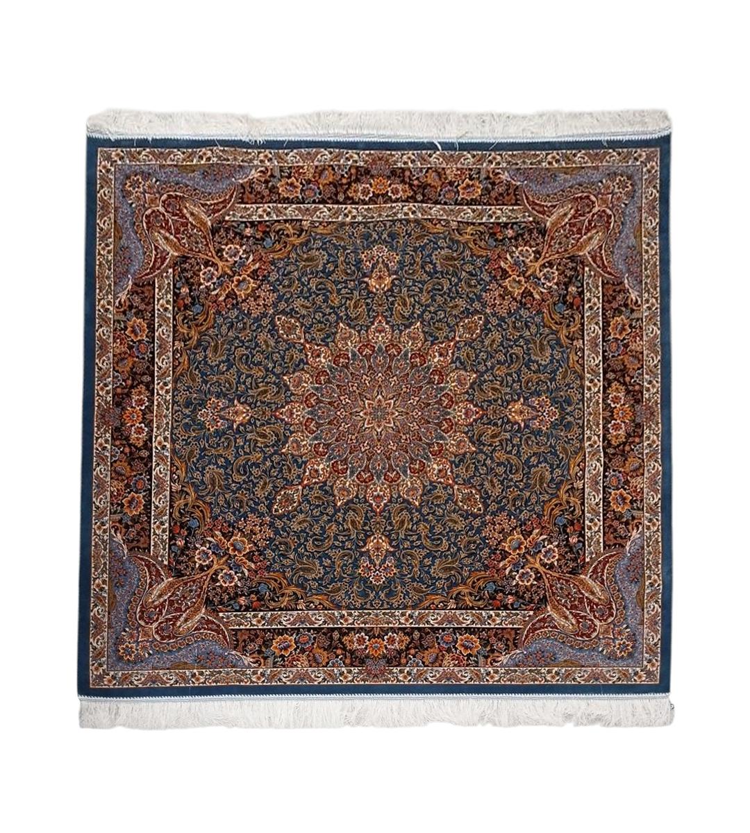 Modal Silk Machine Made Carpet Size: (150 x 150) cm