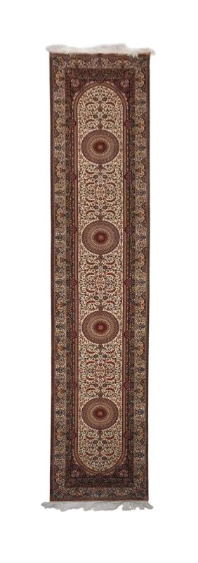 Pure Silk Machine Made Carpet Size: (80 x 400) cm