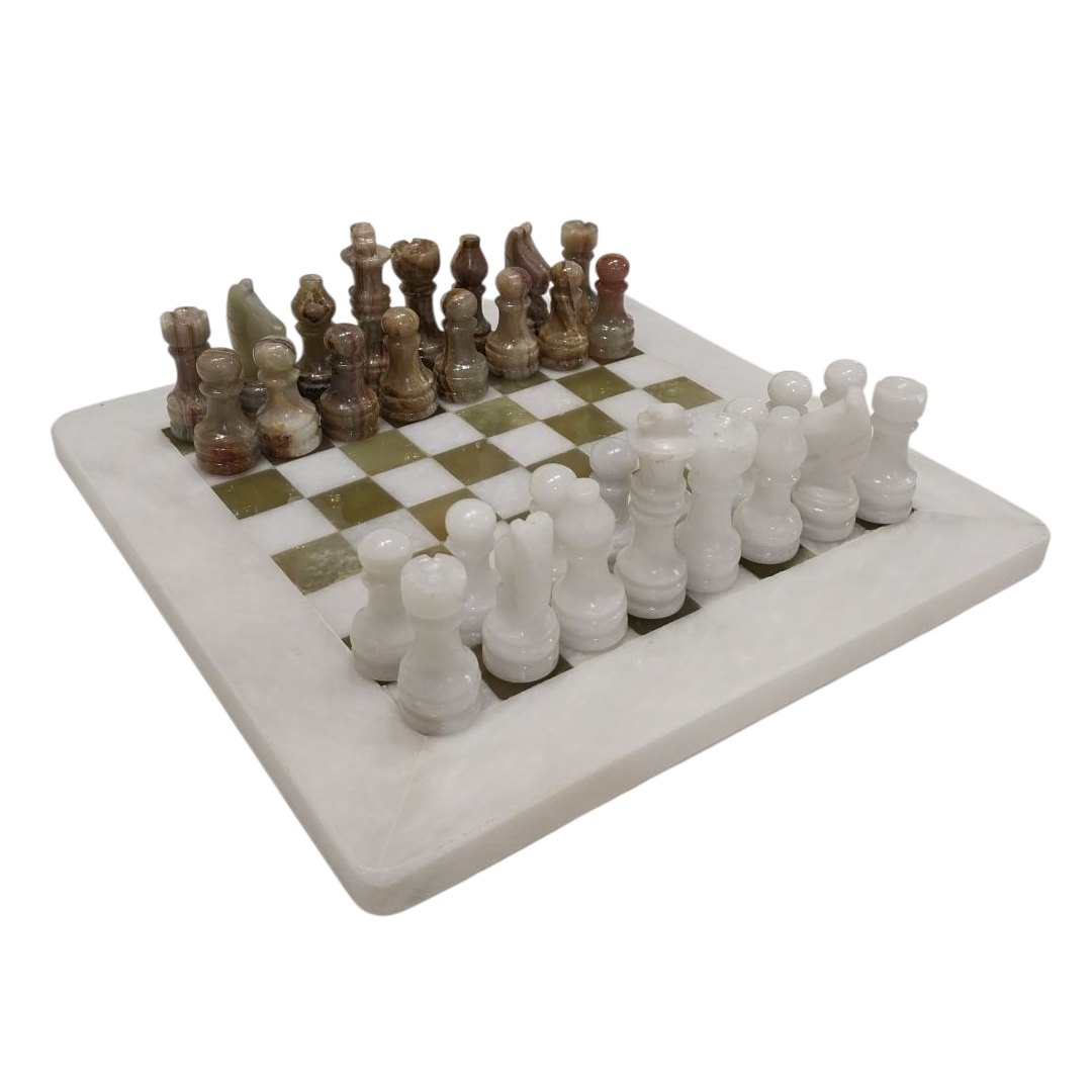 Handcrafted marbele chess Set (20 x 20) cm