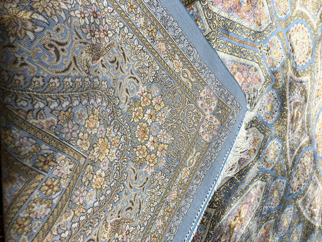 Multicolor Medallion Pattern Machine-Made Rug – 225×150 cm