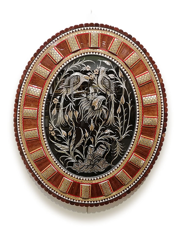 Iranian Handcrafted Khatam Tableau Size : ( 47 x 57 cm)
