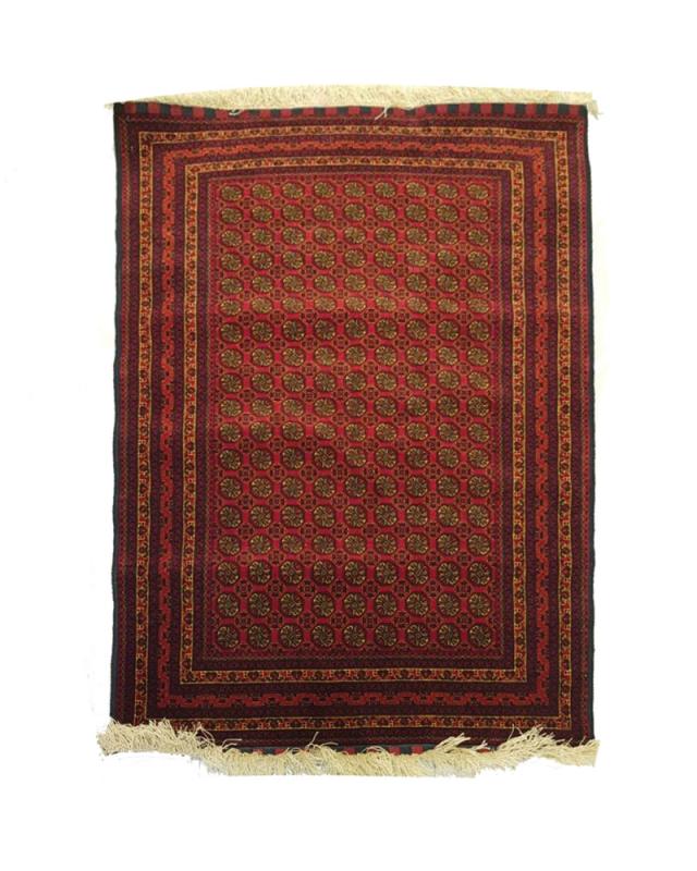 Afghan Handwoven Hojarojna Carpet (97 x 142) cm