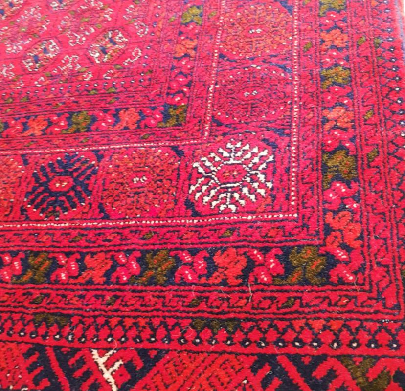 Afghan Handwoven Tekap Carpet ( Takap )  Size:  ( 80 x 291 cm)