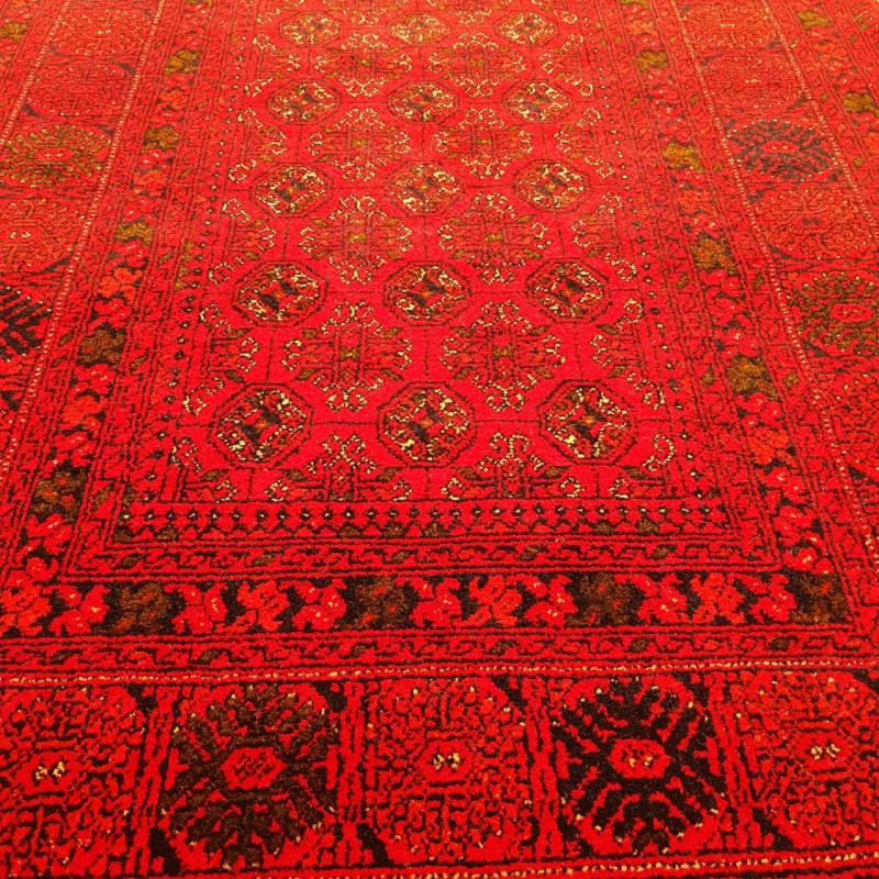 Afghan Handwoven Tekap Carpet ( Takap )  Size:  ( 80 x 291 cm)