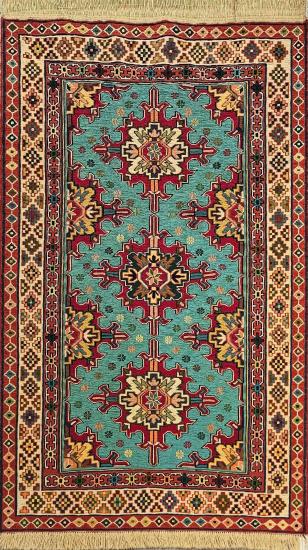 EBRISEM Gallery | İran Sumak Kilim | 145×105 cm | El Dokuma Yün