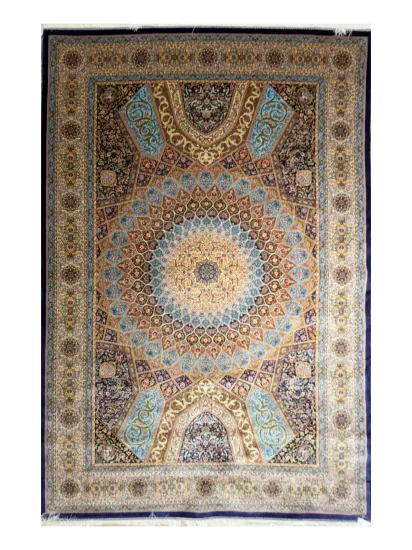 EBRISEM Gallery | İran İpek Makina Halı | 225×150 cm