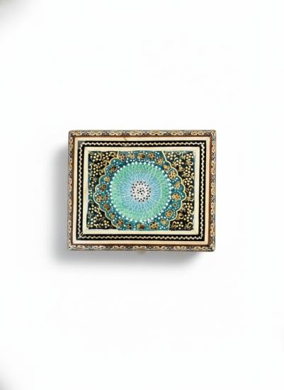 EBRISEM Gallery | El Yapımı Hatam Mücevher Kutusu | 10×12 cm