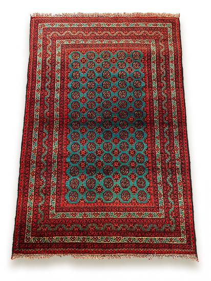 Afghan Handwoven Hojarojna Carpet 147 x 100 cm