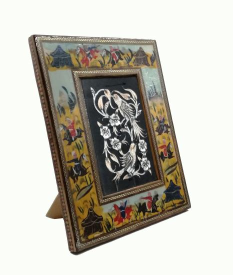 Iranian Handcrafted khatam Art Size : ( 22 x 27 cm)