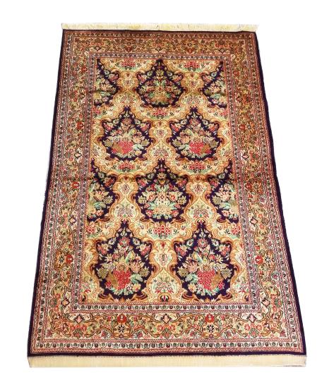 Iran’s Handwoven Silk Qum Carpet