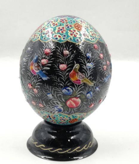 - Decorative Hand Painted Ostrich Egg