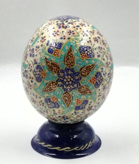 - Decorative Hand Painted Ostrich Egg