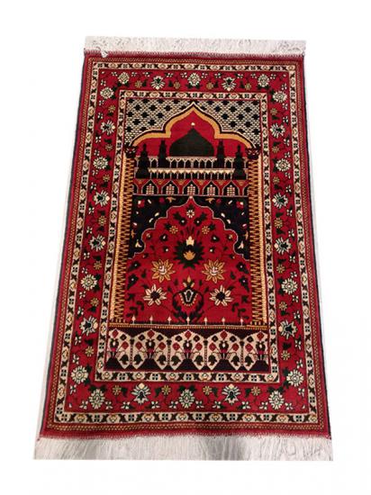 Afghan Hand Woven Prayer Carpet 139 x 92 cm