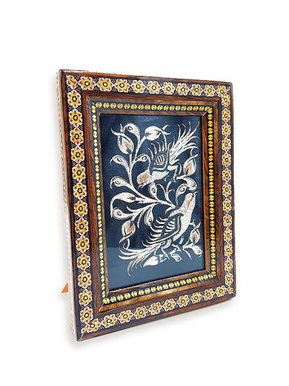 Iranian Handcrafted khatam Art Size : (18cm × 24 cm)