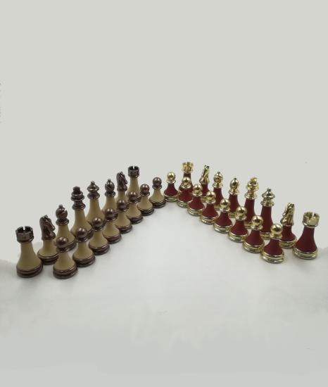 klasik Metal satranç taşı (büyük boy)