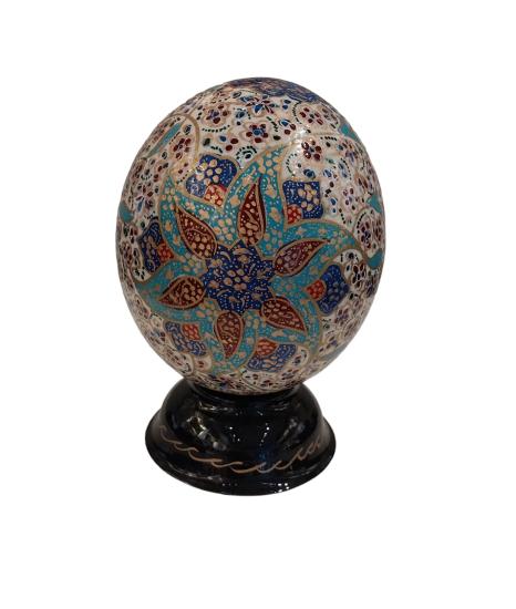 - Decorative Hand Painted Ostrich Egg