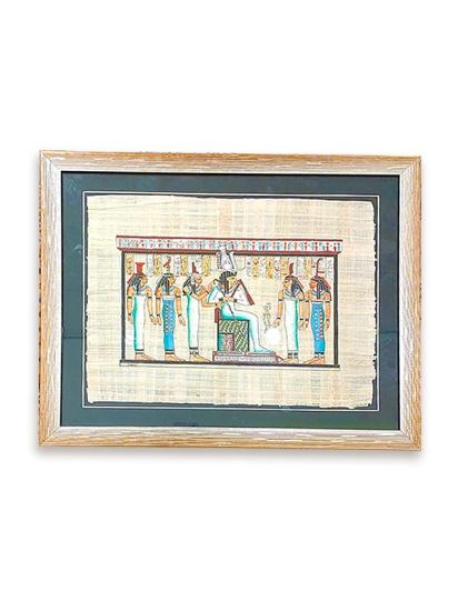 Mısır Papirus Çerçeveli Tablo