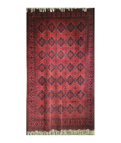 Afghan Handwoven Carpet  Size: (206 x 303 cm)