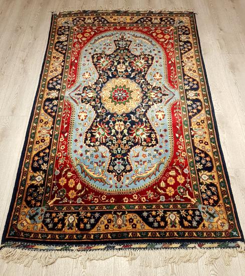 Handwoven Afghan Carpet Gonbad Size: ( 187 x 115 cm)