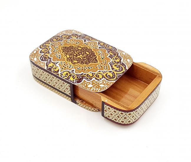 Iranian Handcrafted Khatam Card box