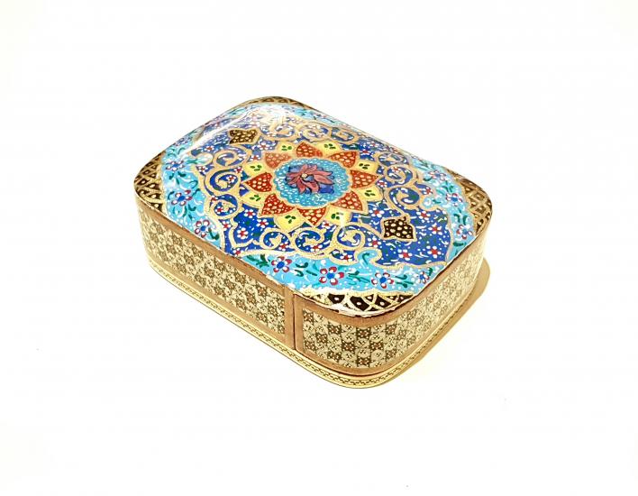 Iranian Handcrafted Khatam Card box