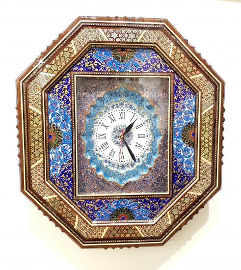Hatem & Mine İşlemesi Luks Duvar Saatı ( 48 x 54 cm)