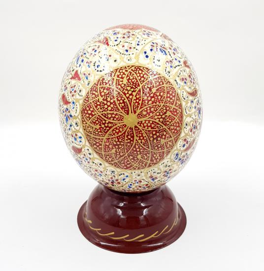 - Decorative Hand Painted Ostrich Egg