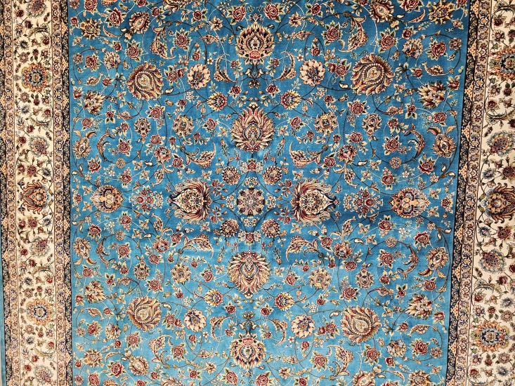 EBRISEM Gallery | İpek Görünümlü Makine Halısı | 200×300 cm | Klasik Floral