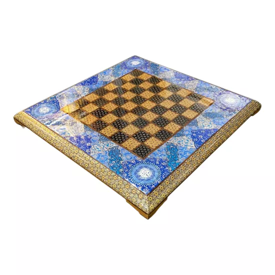 EBRISEM | Iranian Hatem Chess Board | 40×40 cm | Handmade
