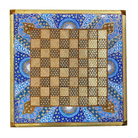EBRISEM | Iranian Hatem Chess Board | 40×40 cm | Handmade