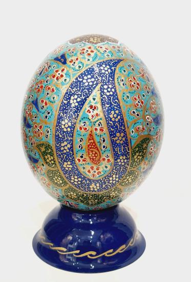 - Decorative Hand Painted Ostrich Egg