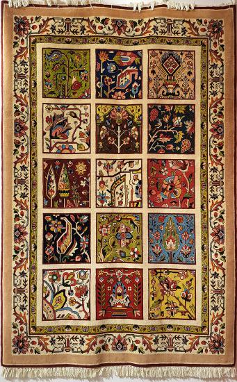 Iranian Hand Woven Bahtiyar Carpet  Size: (161 x 245) cm