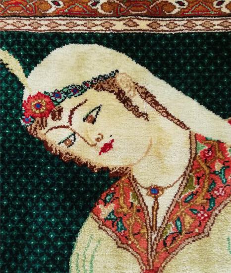 Iran’s Handwoven Silk Carpet
