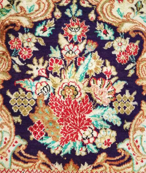 Iran’s Handwoven Silk Qum Carpet