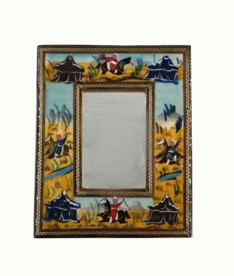 İran’ın El İşlemesi Hatem Ayna Ebat: (18 x 23) cm