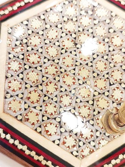 Hatem Masaüstü Altıgen tekli Kalemlik (10 x 10 cm)