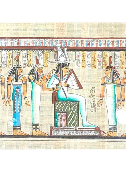 Mısır Papirus Çerçeveli Tablo