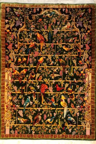 Saf İpek Makina Halı Ebat: (200 x 300 cm)