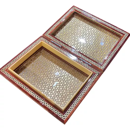 EBRISEM Gallery | Handmade Khatam Luxury Jewelry Box | 11x14 cm